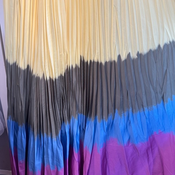 (35) NWT Jonathan Simkhai Milena Daffodil Dip Dye Dress - Picture 9 of 14